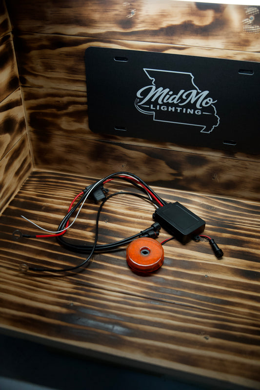 18 led amber rock lights (plug and play)