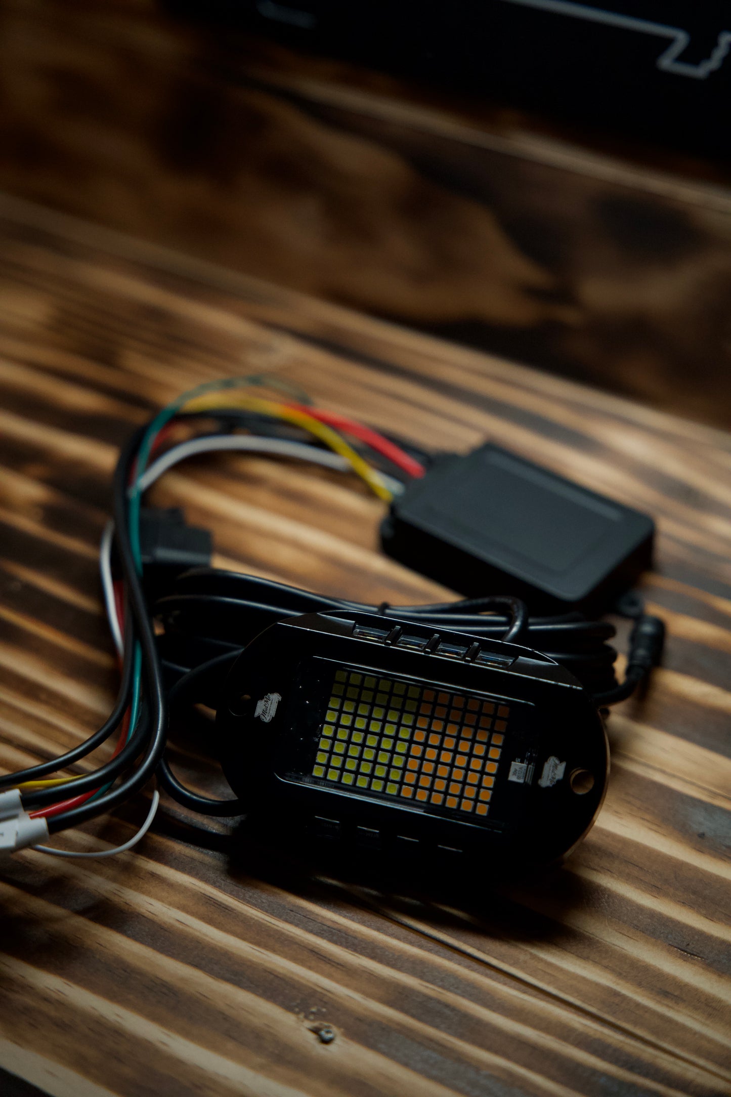 112 diode rocklights plug and play amber/ pure white